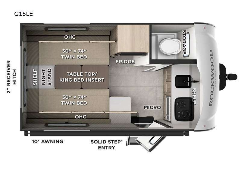 2026 Forest River Rv Rockwood GEO Pro G15LE in mcdonough GA