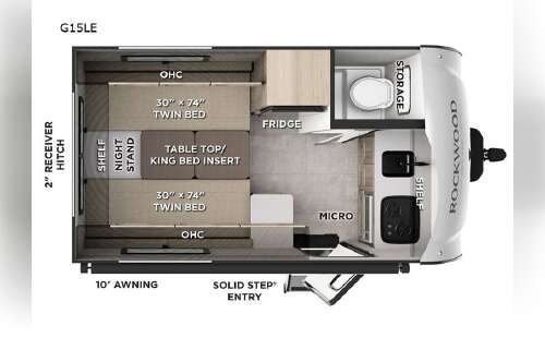 2026 Forest River Rv Rockwood GEO Pro G15LE in mcdonough GA