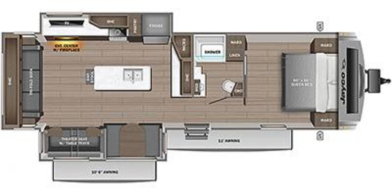 A photo of this 2023 Jayco White Hawk 32RL