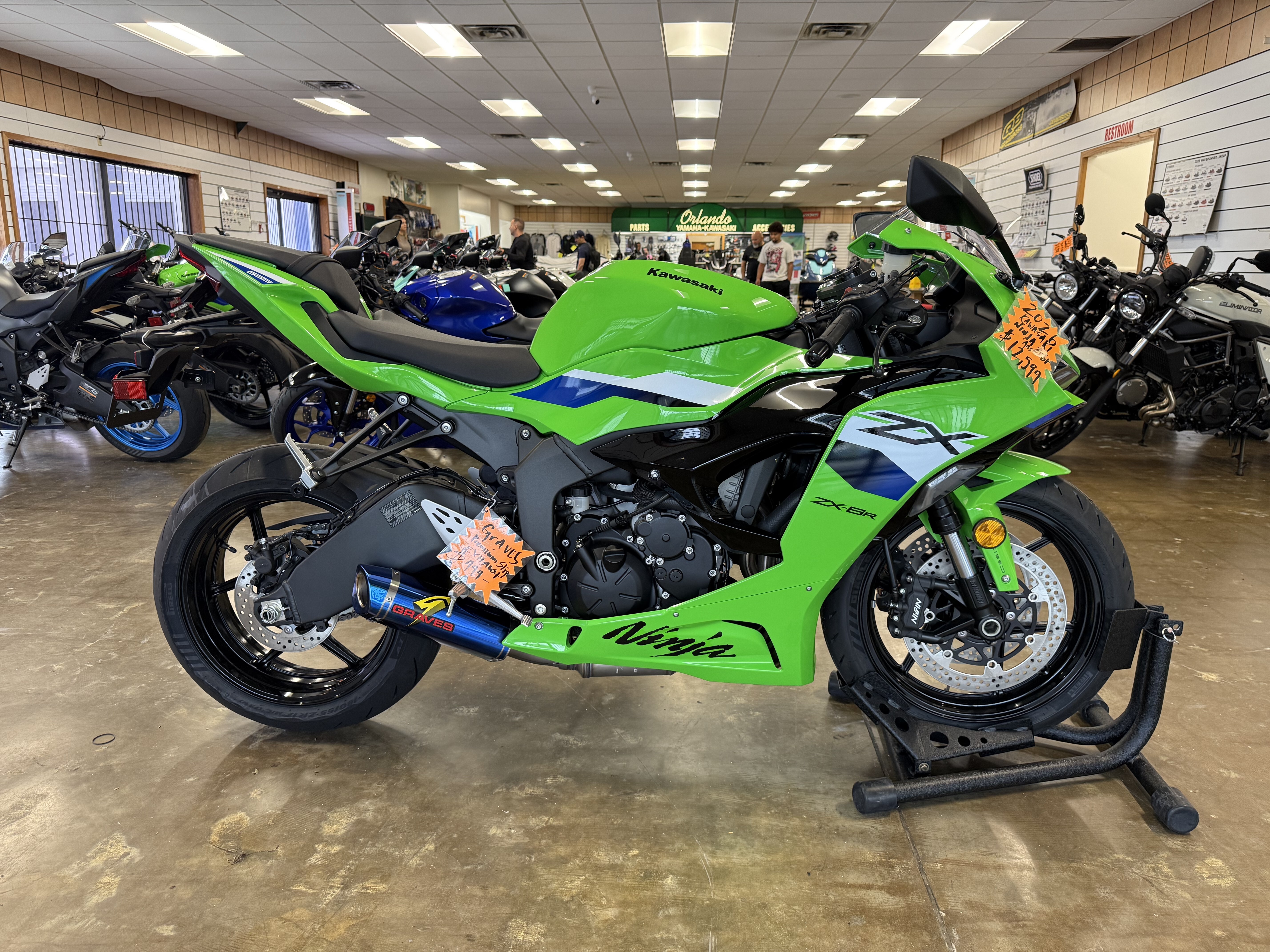 New 2026 Kawasaki Ninja® ZX™-6R Abs For Sale in Orlando, FL