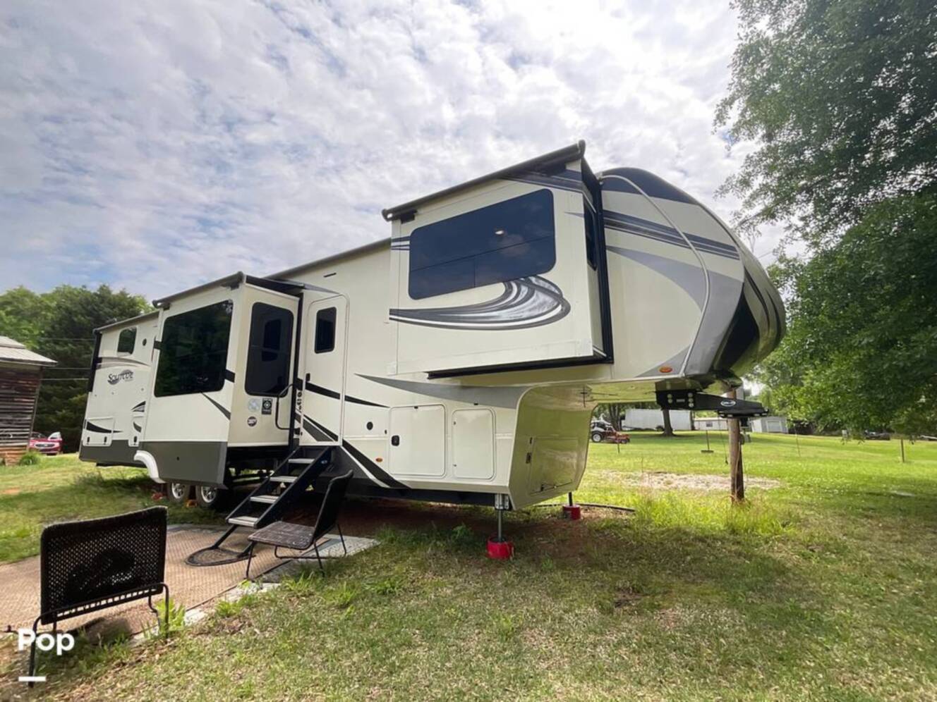 A photo of this 2021 Grand Design Solitude 380FL-R