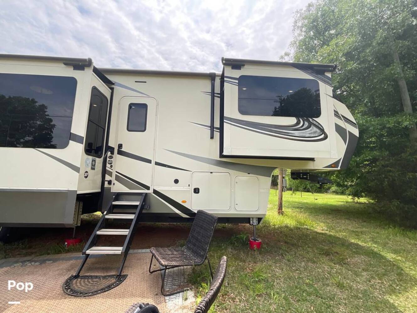 A photo of this 2021 Grand Design Solitude 380FL-R