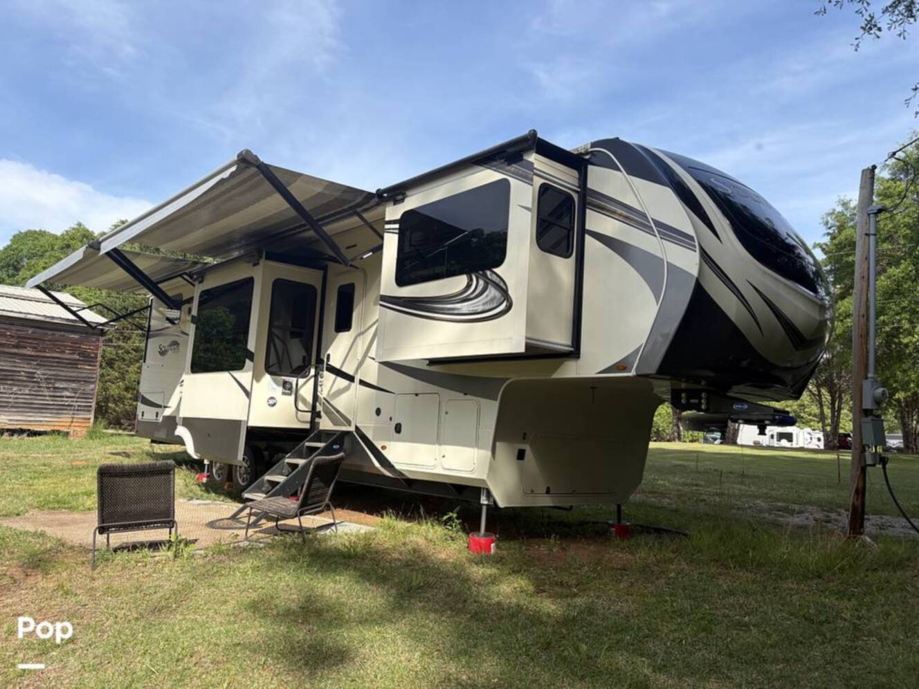 A photo of this 2021 Grand Design Solitude 380FL-R