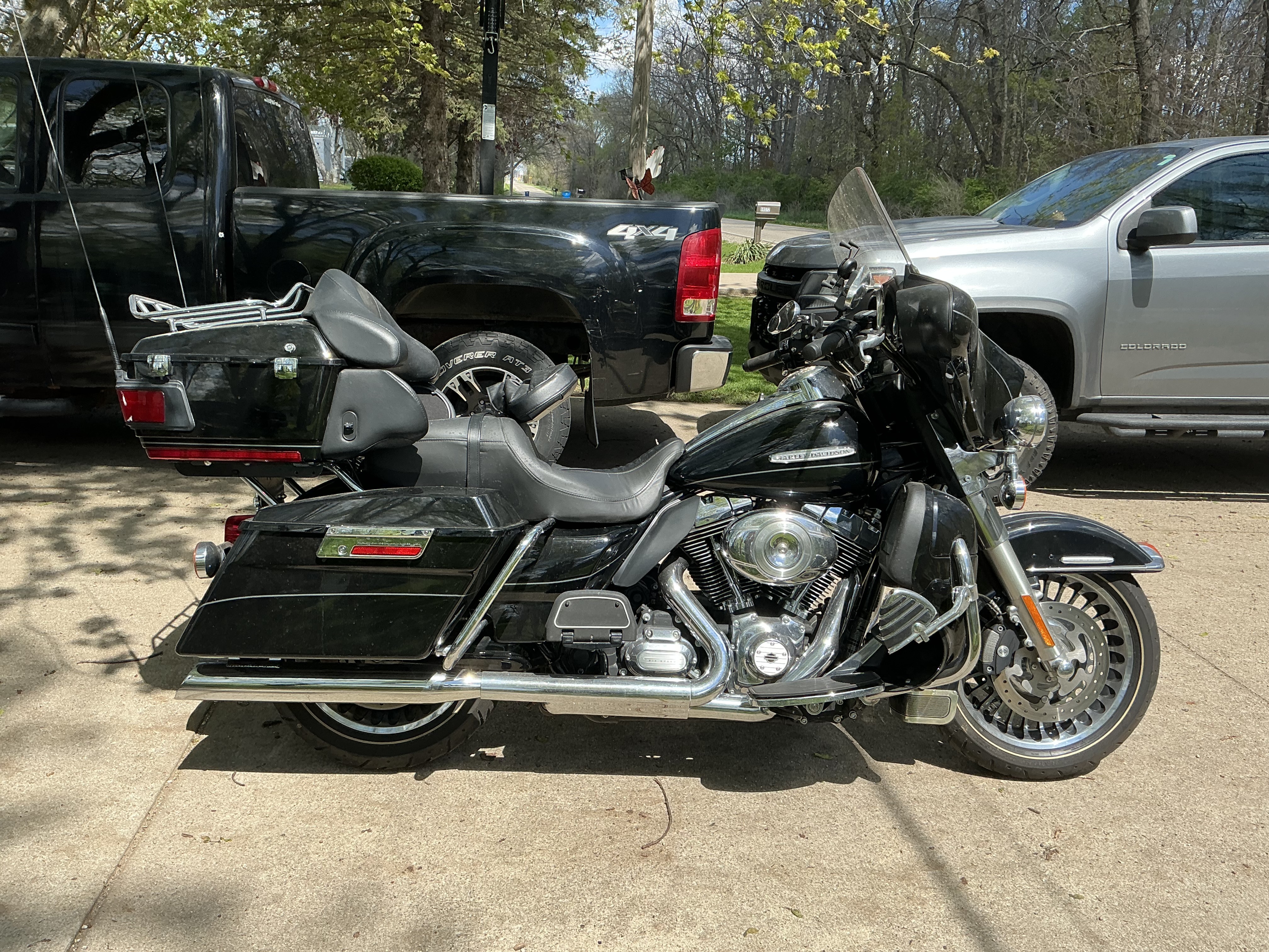 Black Harley-Davidson Electra Glide Motorcycles For Sale in