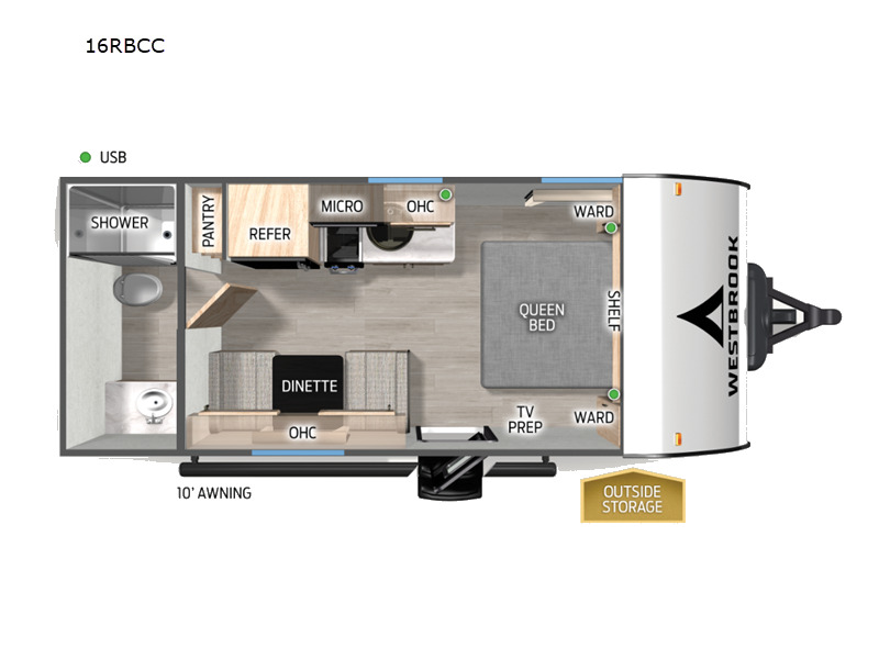 2027 Forest River Rv Westbrook 16RBCC 16CC in chichester NH