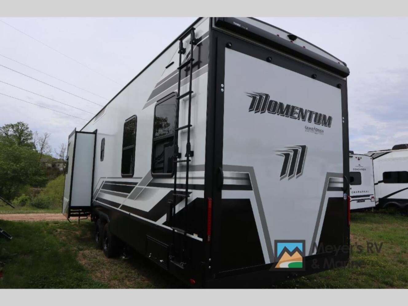 A photo of this 2026 Grand Design Momentum G-Class 350G