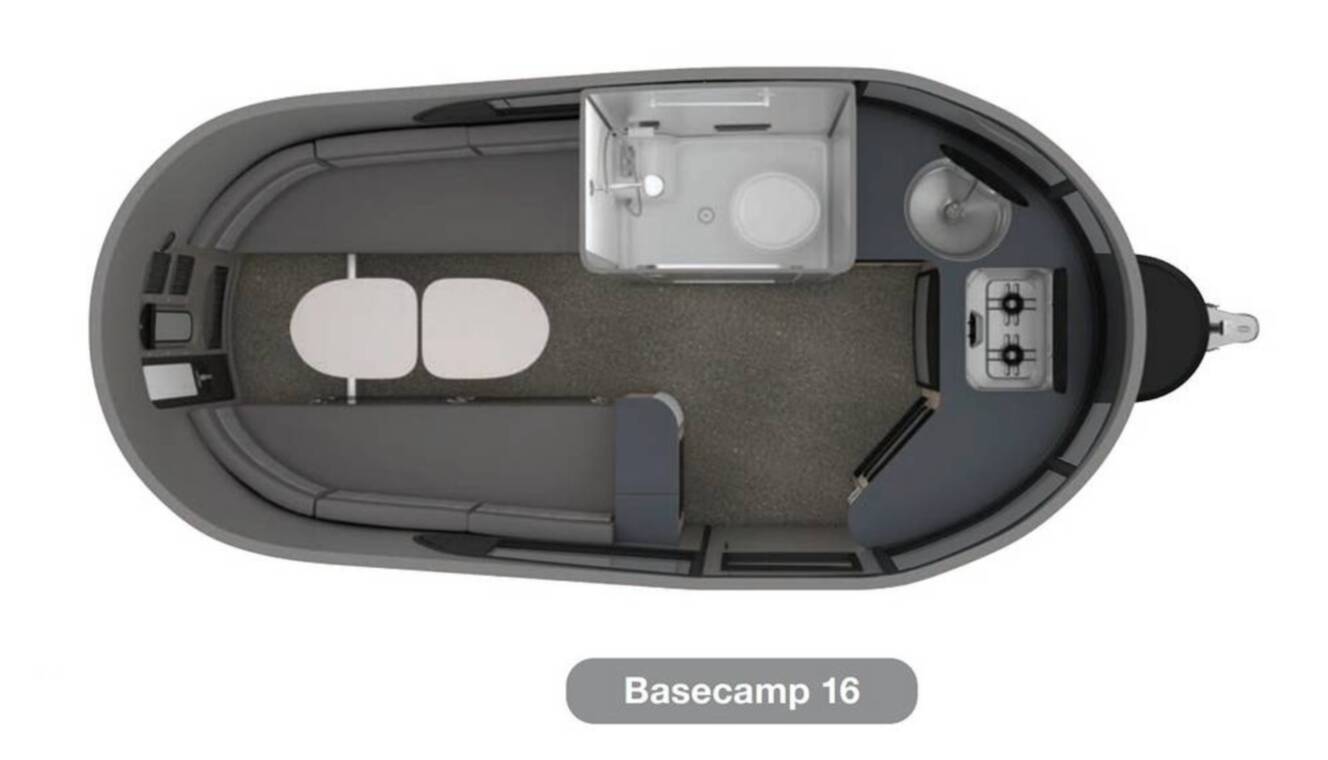 A photo of this 2022 Airstream Basecamp 16X