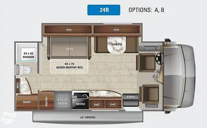 A photo of this 2022 Jayco Melbourne 24R