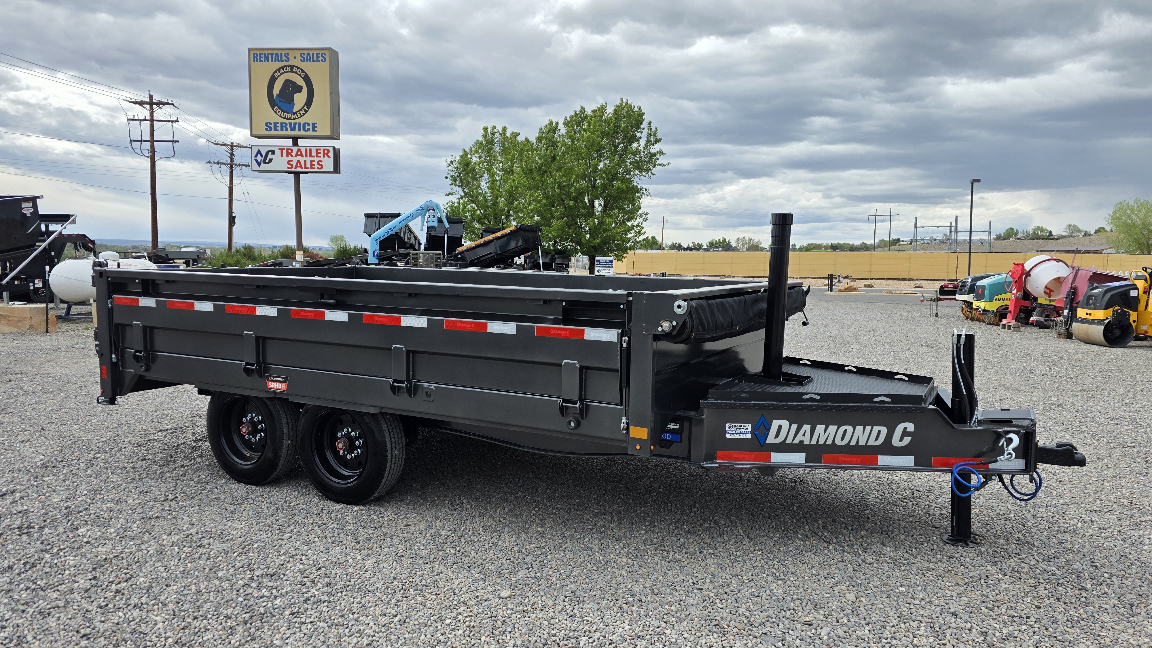 2026 DIAMOND C DOD208 14' Deckover Dump Trailer 18,000 GVWR in Montrose, CO