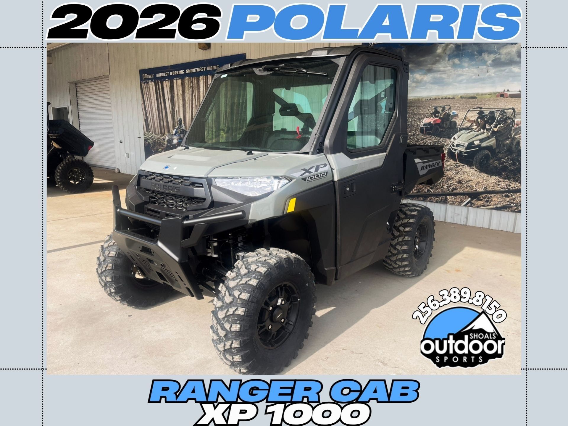 New 2027 Polaris Ranger Xp 1000 Cab Base For Sale in Tuscumbia, AL