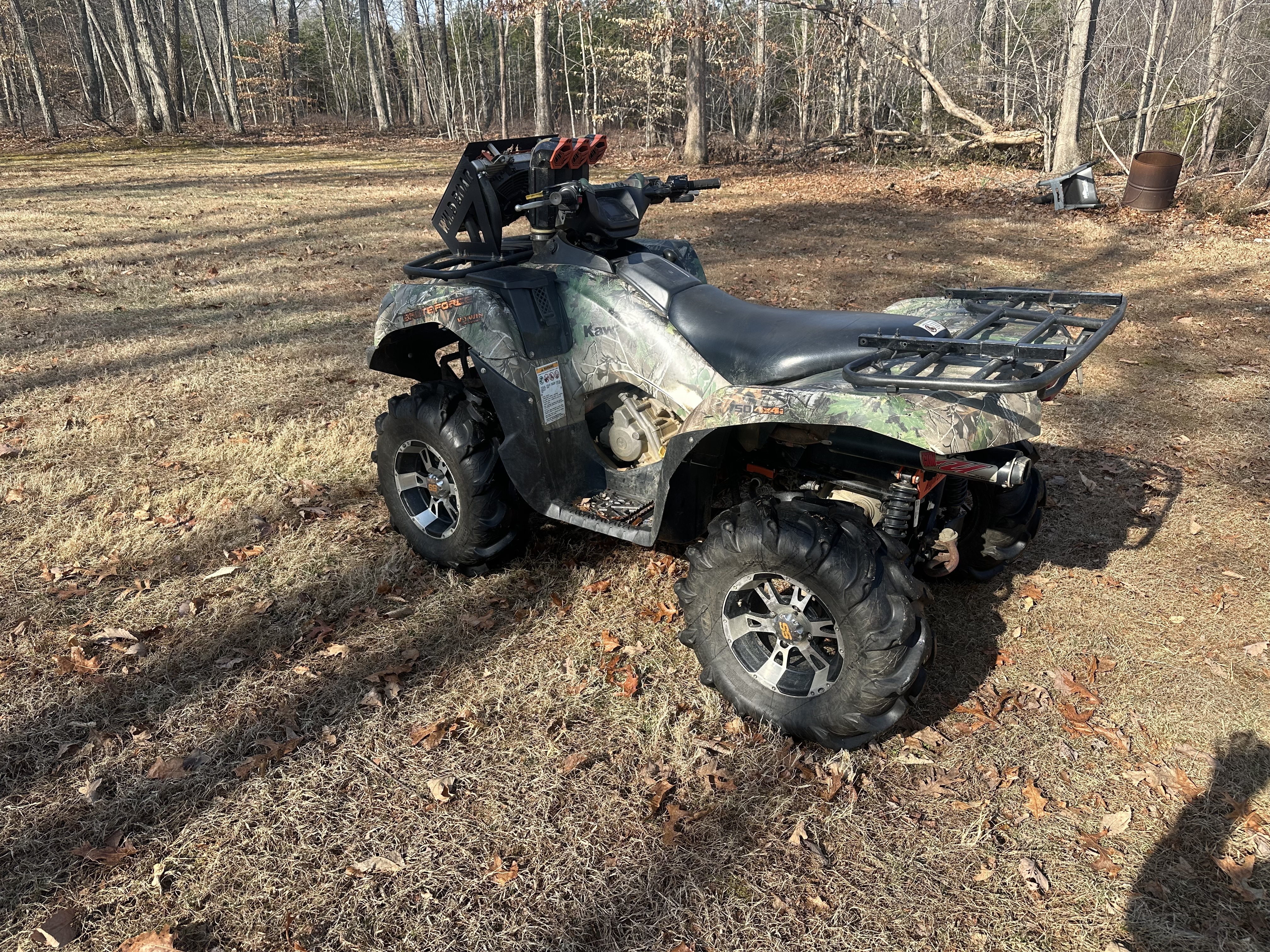 2016 Kawasaki BRUTE FORCE 750 4X4I EPS CAMO in orange VA