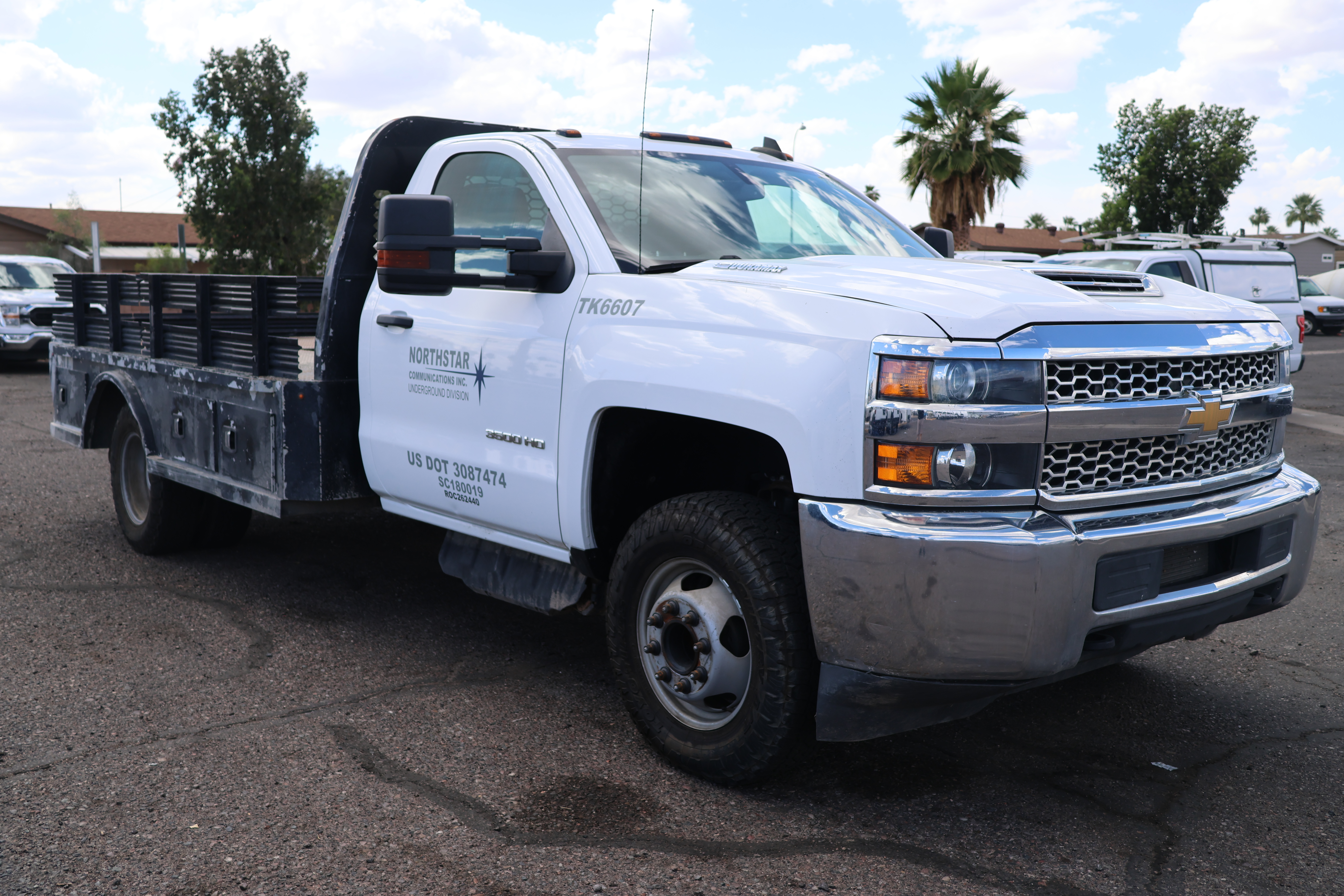 2019 CHEVROLET Silverado 3500HD Diesel Flatbed Contractor Ready WT in Mesa, AZ