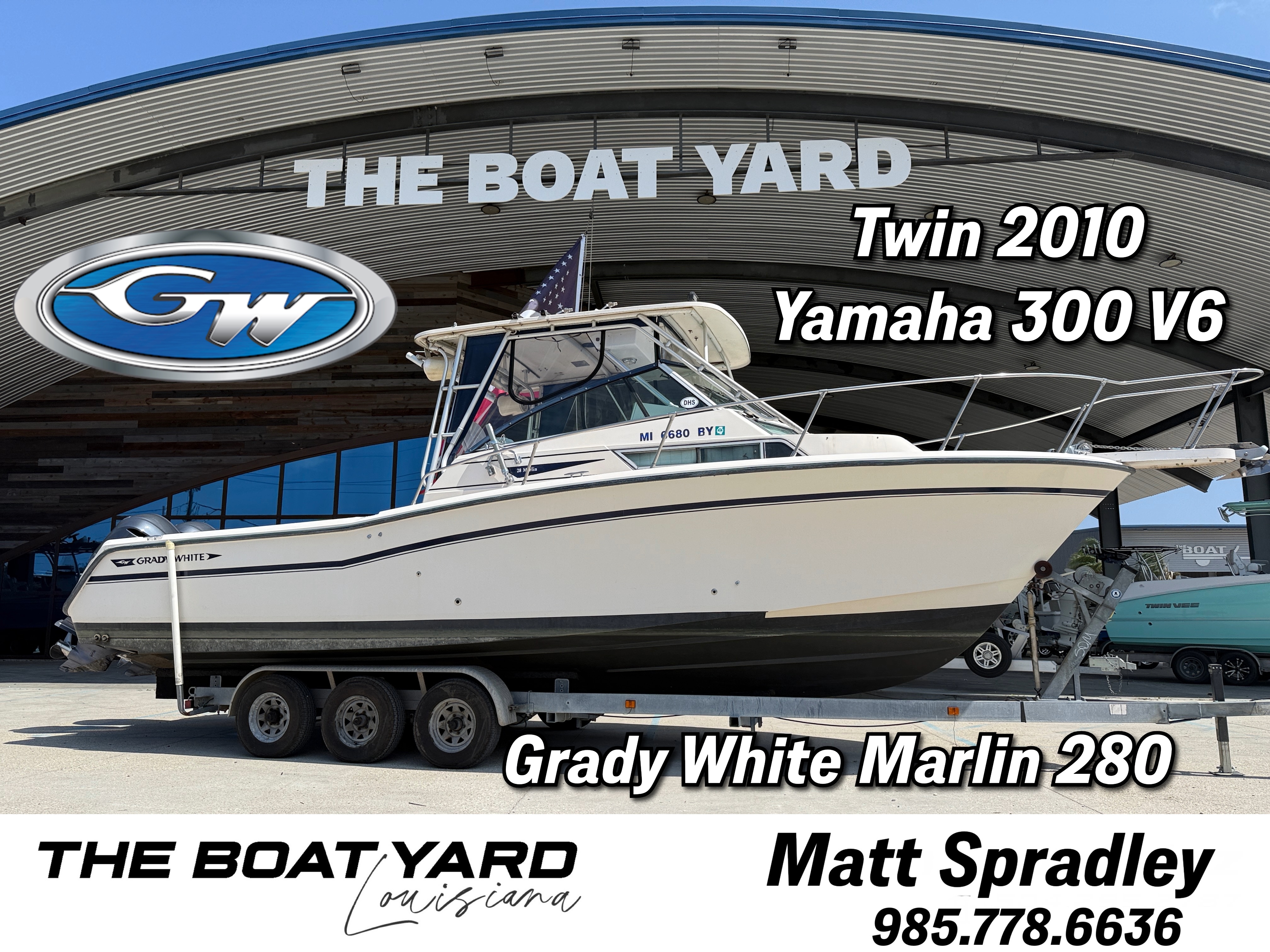 1992 Grady White Marlin 280 300 in marrero LA
