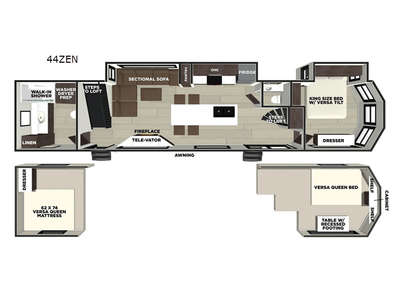 2026 Forest River Rv Wildwood Grand Lodge 44ZEN in nipomo CA