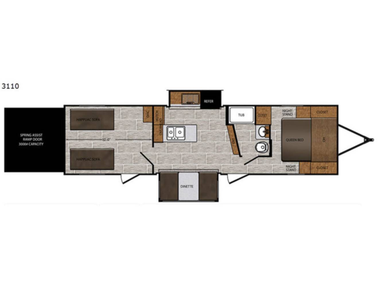 A photo of this 2018 Prime Time Rv Fury 3110