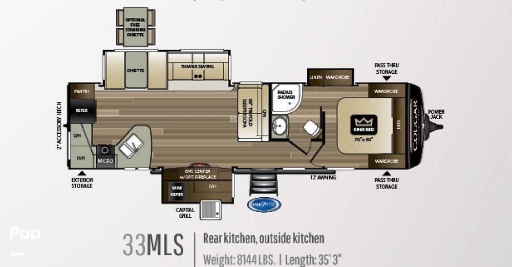 2019 Keystone Cougar 33MLS in spring hill FL