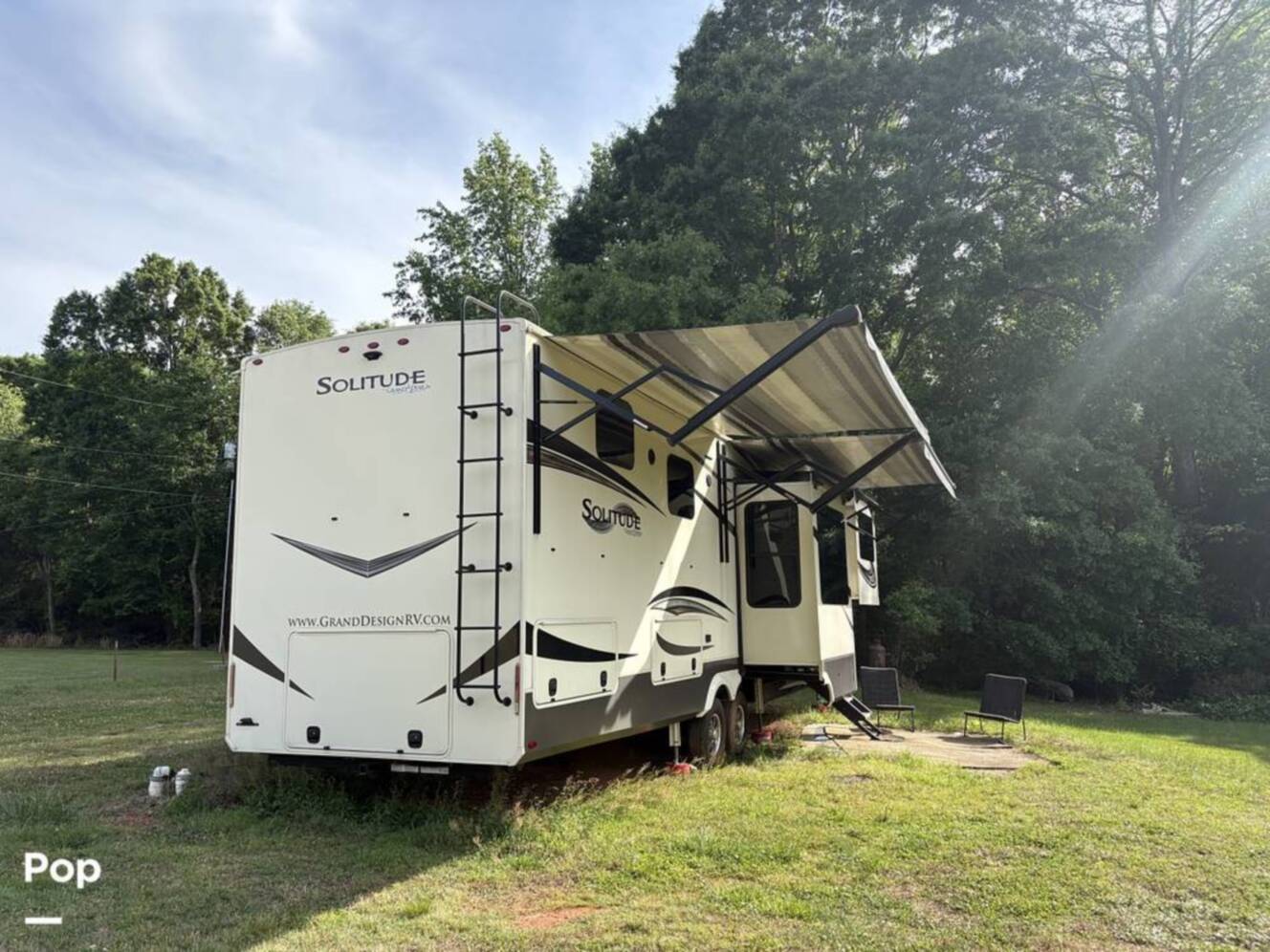 A photo of this 2021 Grand Design Solitude 380FL-R