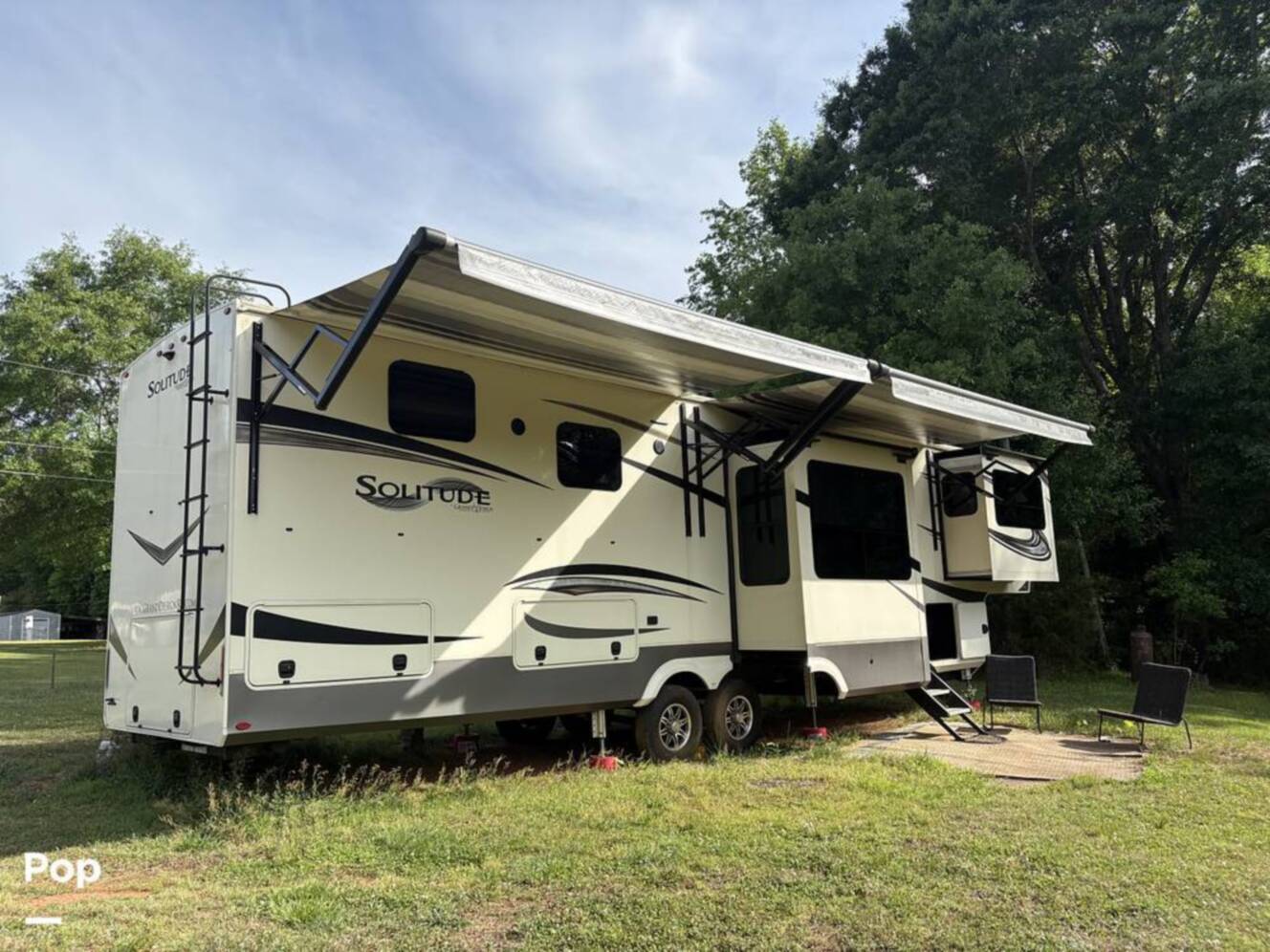 A photo of this 2021 Grand Design Solitude 380FL-R