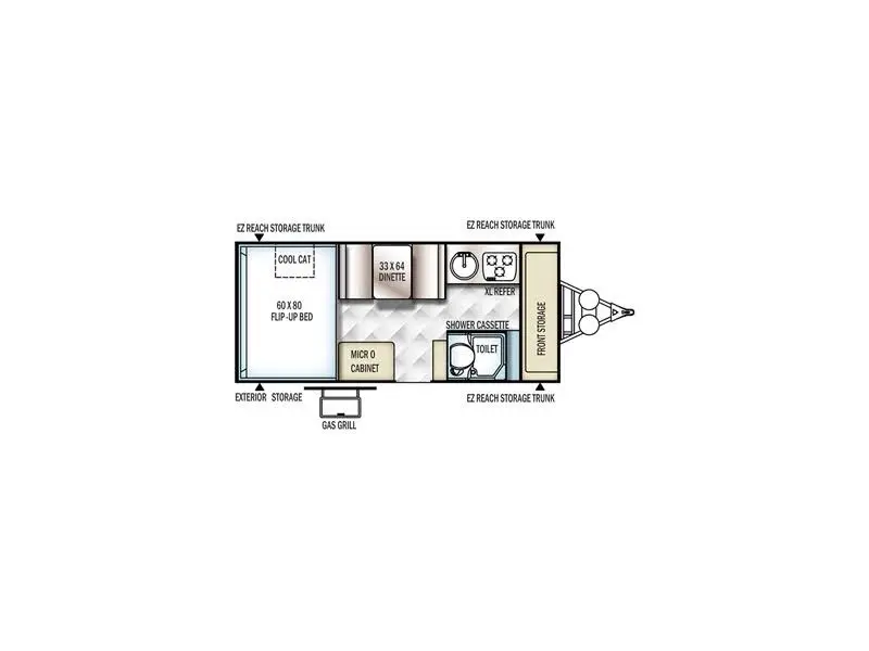 2017 FOREST RIVER ROCKWOOD PREMIER 214A HW