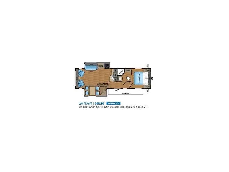 2017 JAYCO JAY FLIGHT 29RLDS