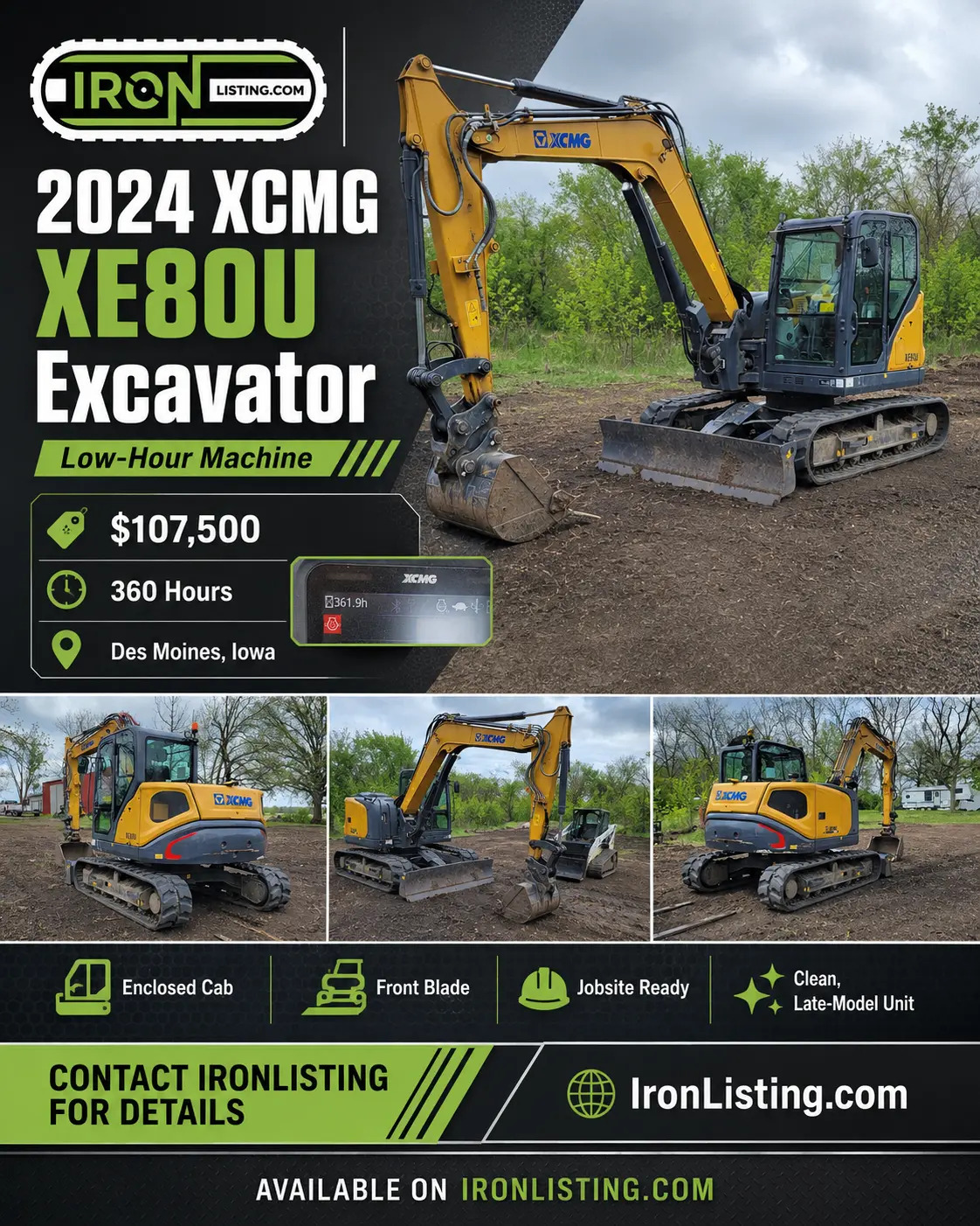 2024 XCMG XE80U in Shinglehouse, PA