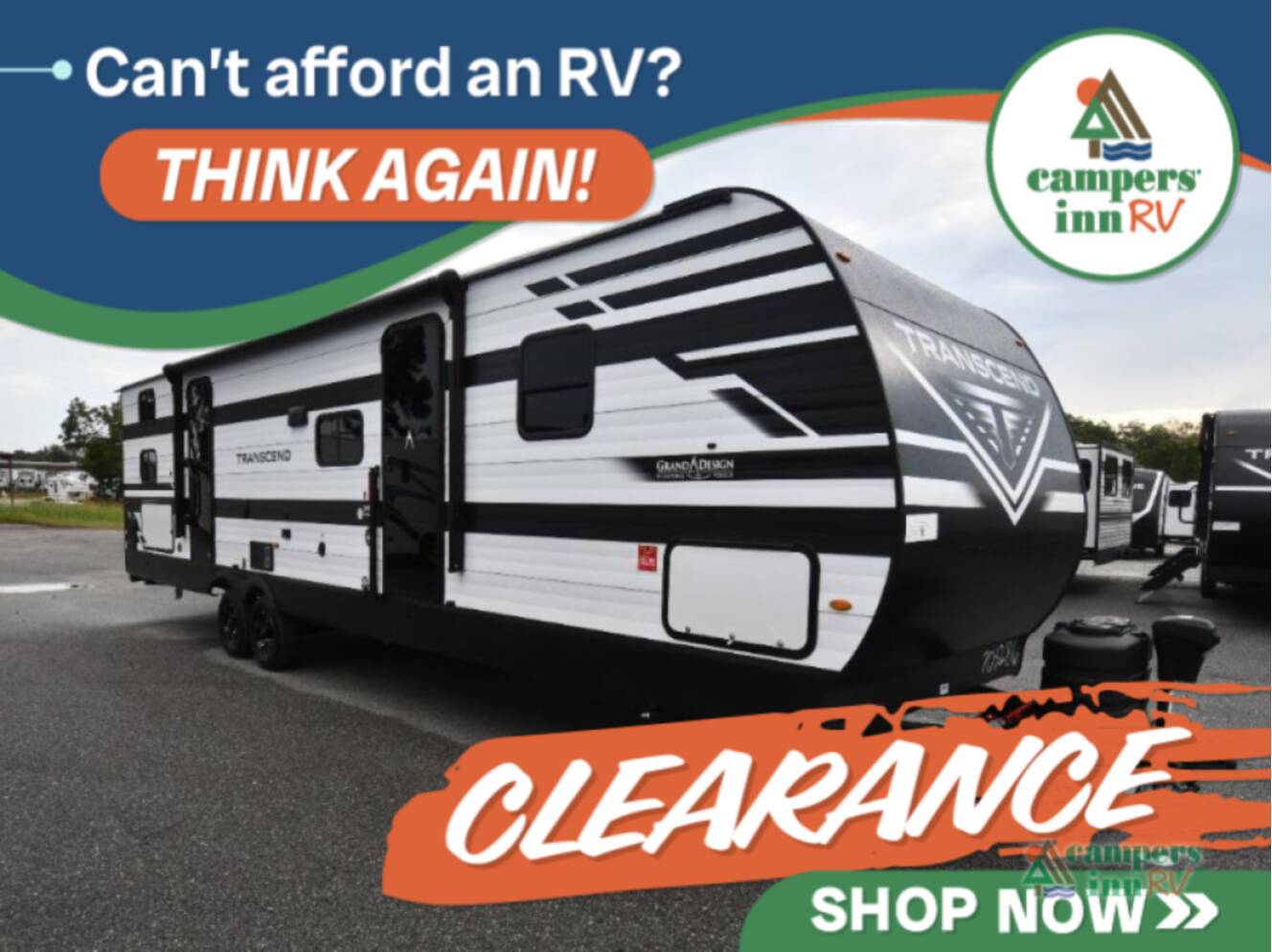 A photo of this 2026 Grand Design Transcend Xplor 325BHT
