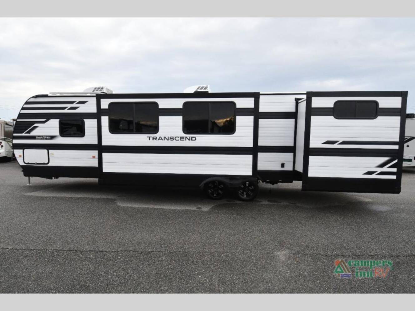 A photo of this 2026 Grand Design Transcend Xplor 325BHT