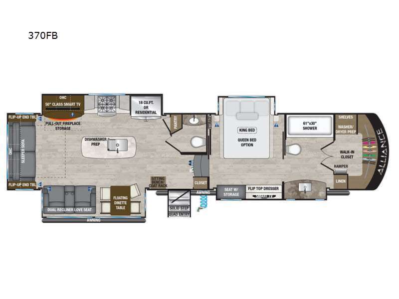 2022 Alliance Rv Paradigm 370FB in middlebury IN