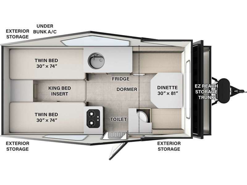 2026 Forest River Rv Rockwood Hard Side Series A213HS in turlock CA