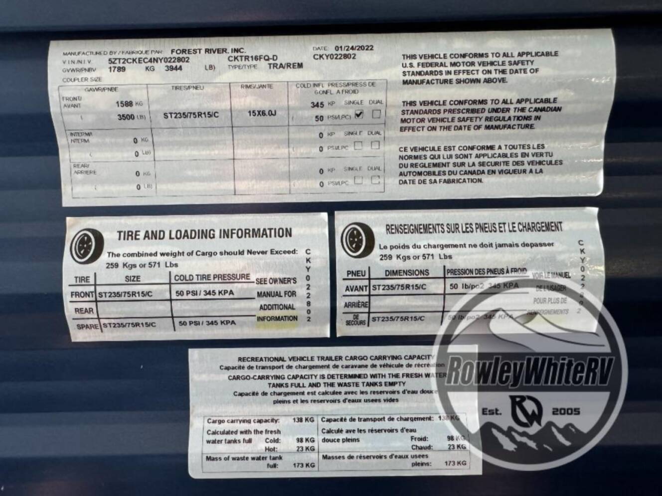 A photo of this 2022 Forest River Rv Cherokee Wolf Pup 16FQ