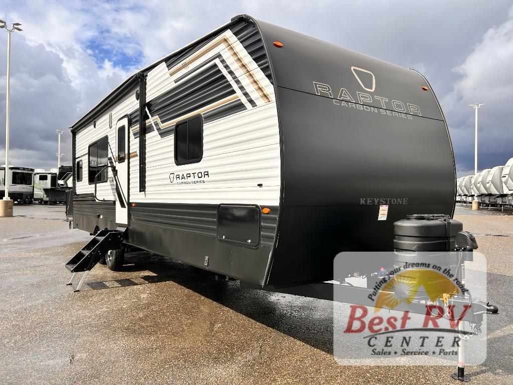 2026 Keystone Rv Raptor Carbon Series 30WFO Travel Trailer Toy Hauler RV