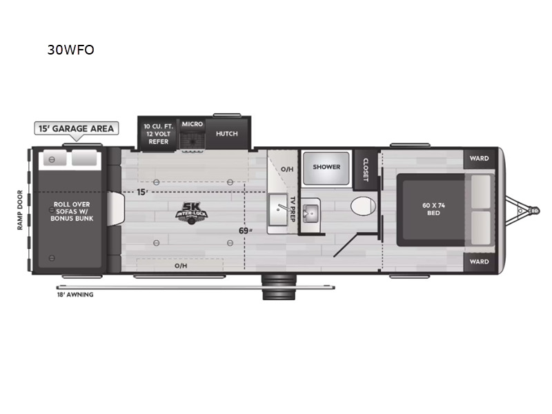 2026 Keystone Rv Raptor Carbon Series 30WFO in grand terrace CA