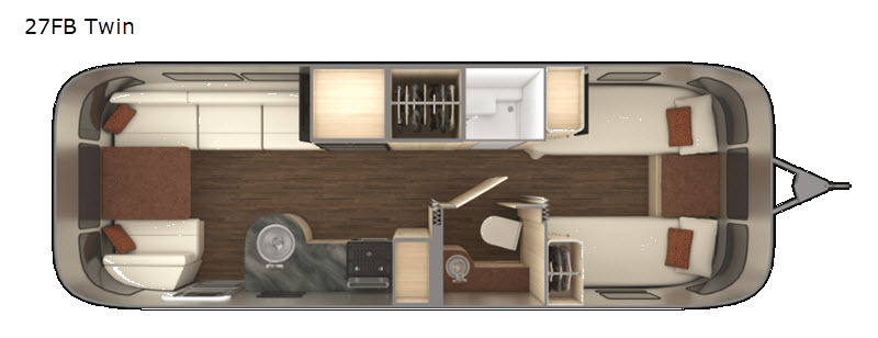 2018 Airstream International Serenity 27FB Twin in hales corners WI