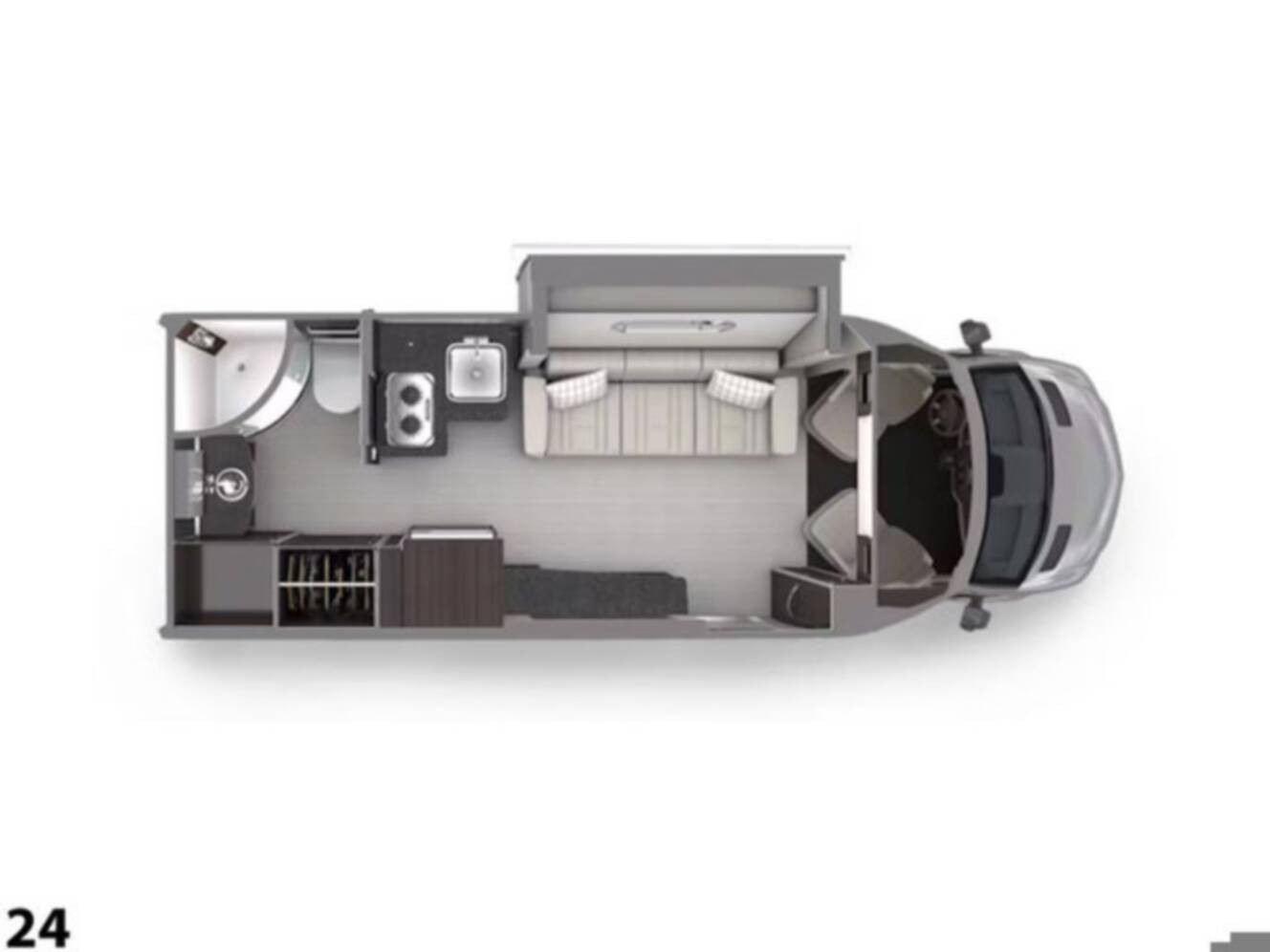 A photo of this 2026 Airstream Atlas 25MS Murphy Suite