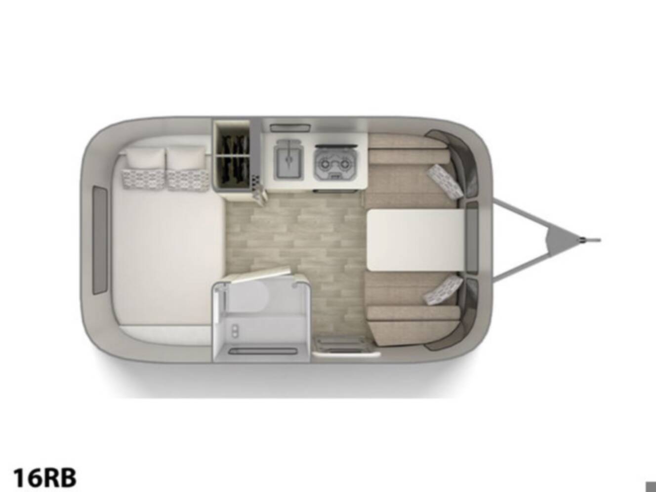 A photo of this 2025 Airstream Bambi 16RB