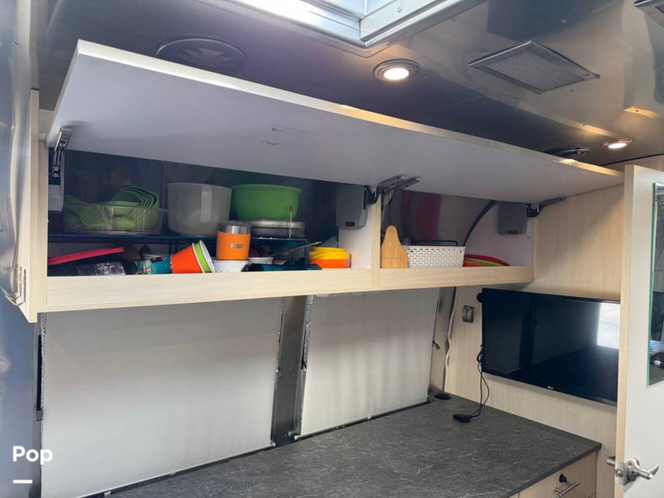 A photo of this 2021 Airstream Flying Cloud 28RB Twin