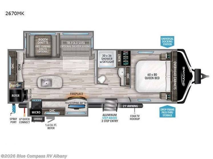 A photo of this 2022 Grand Design Imagine 2670MK