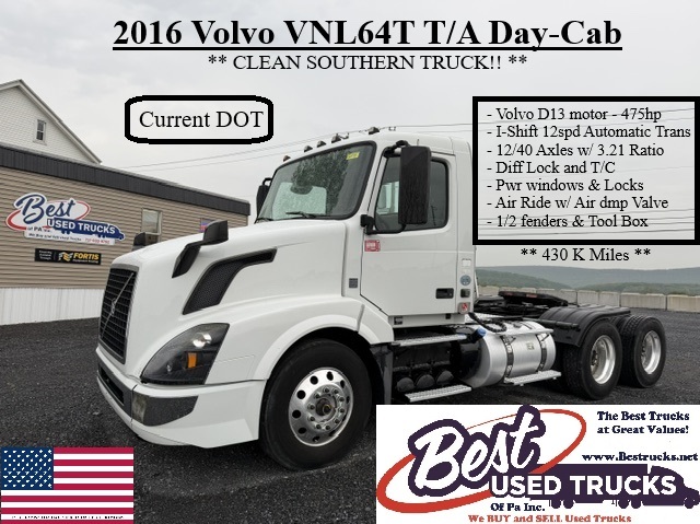 Volvo Conventional - Day Cab For Sale in Pennsylvania - Commercial