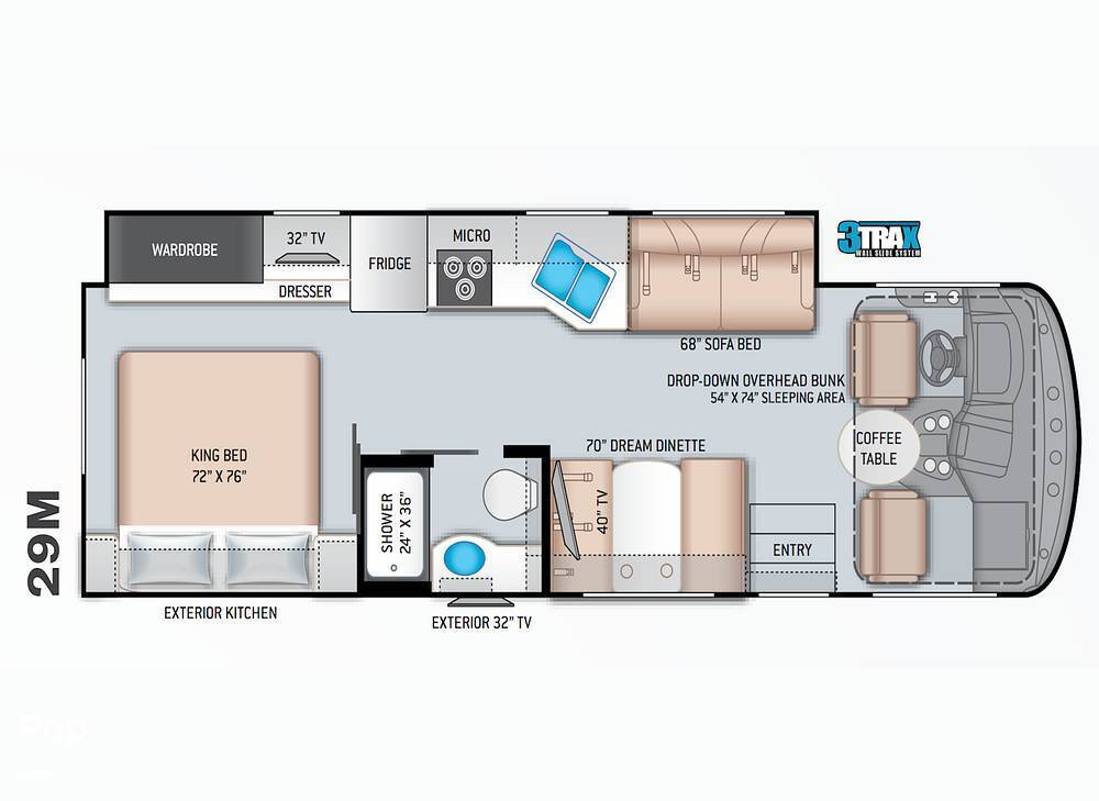 A photo of this 2020 Thor Motor Coach Windsport 29M