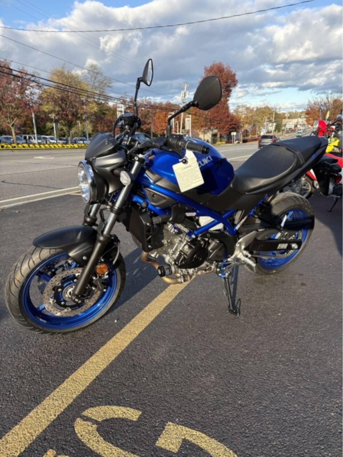 A photo of this 2026 Suzuki SV650 ABS