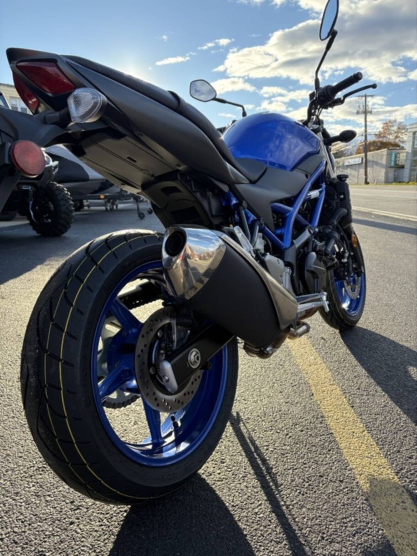 A photo of this 2026 Suzuki SV650 ABS