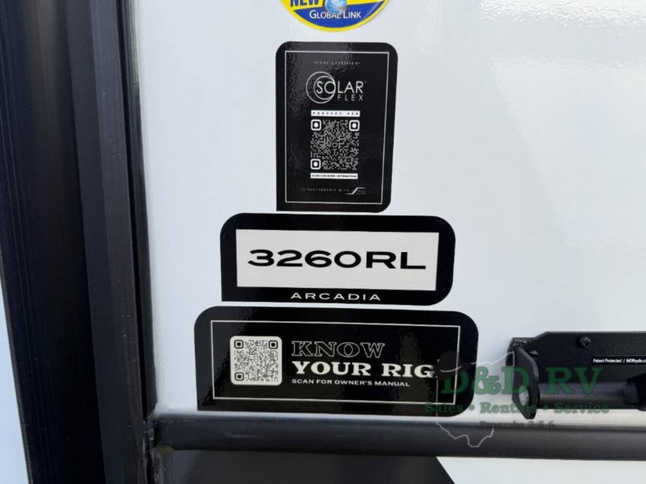 A photo of this 2026 Keystone Rv Arcadia 3260RL