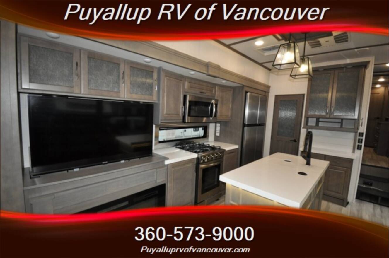 A photo of this 2023 Grand Design SOLITUDE ST391DL LOFT TWO BEDROOM