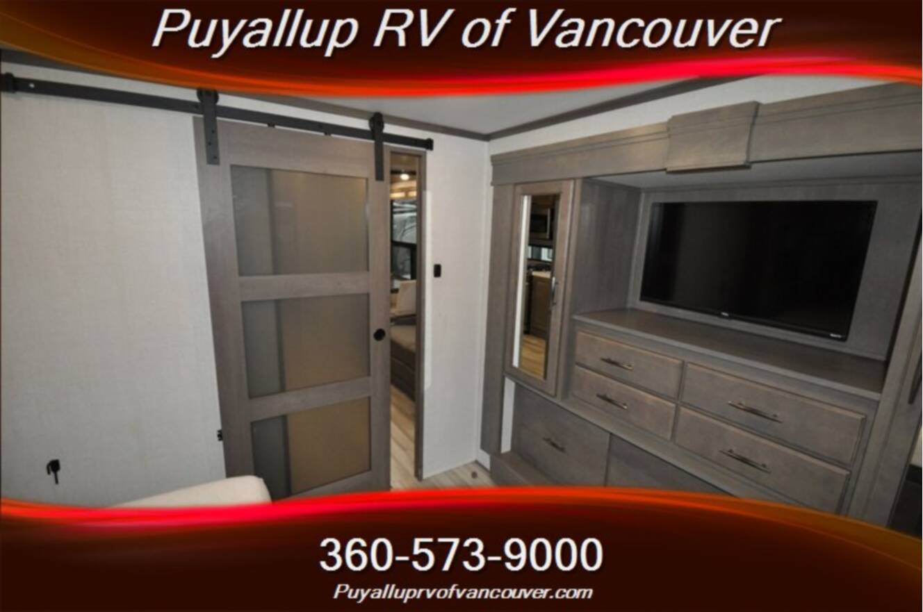 A photo of this 2023 Grand Design SOLITUDE ST391DL LOFT TWO BEDROOM