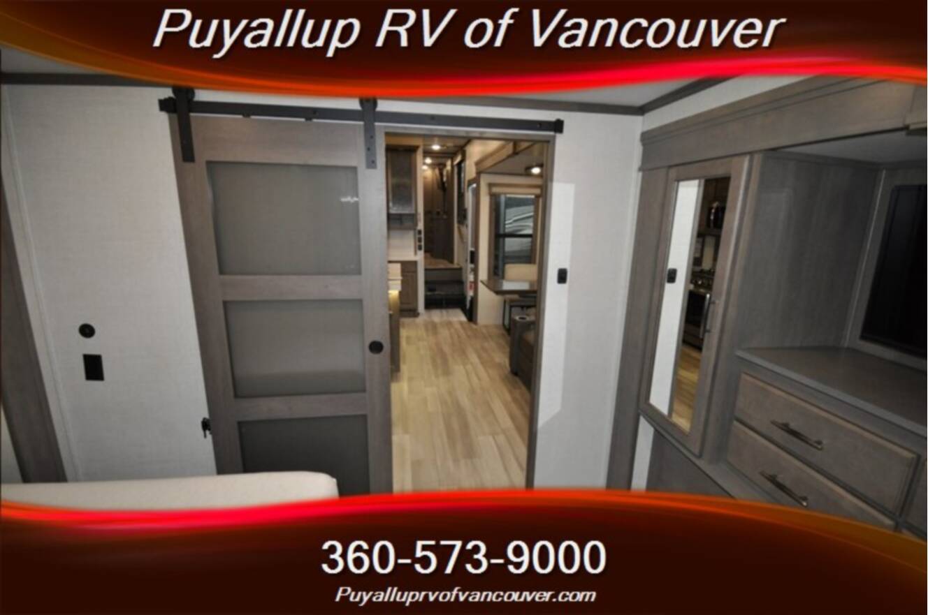 A photo of this 2023 Grand Design SOLITUDE ST391DL LOFT TWO BEDROOM