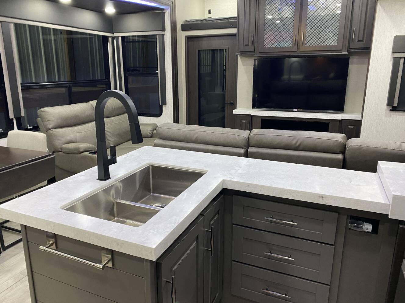 A photo of this 2022 Grand Design MOMENTUM M-CLASS 395MSR