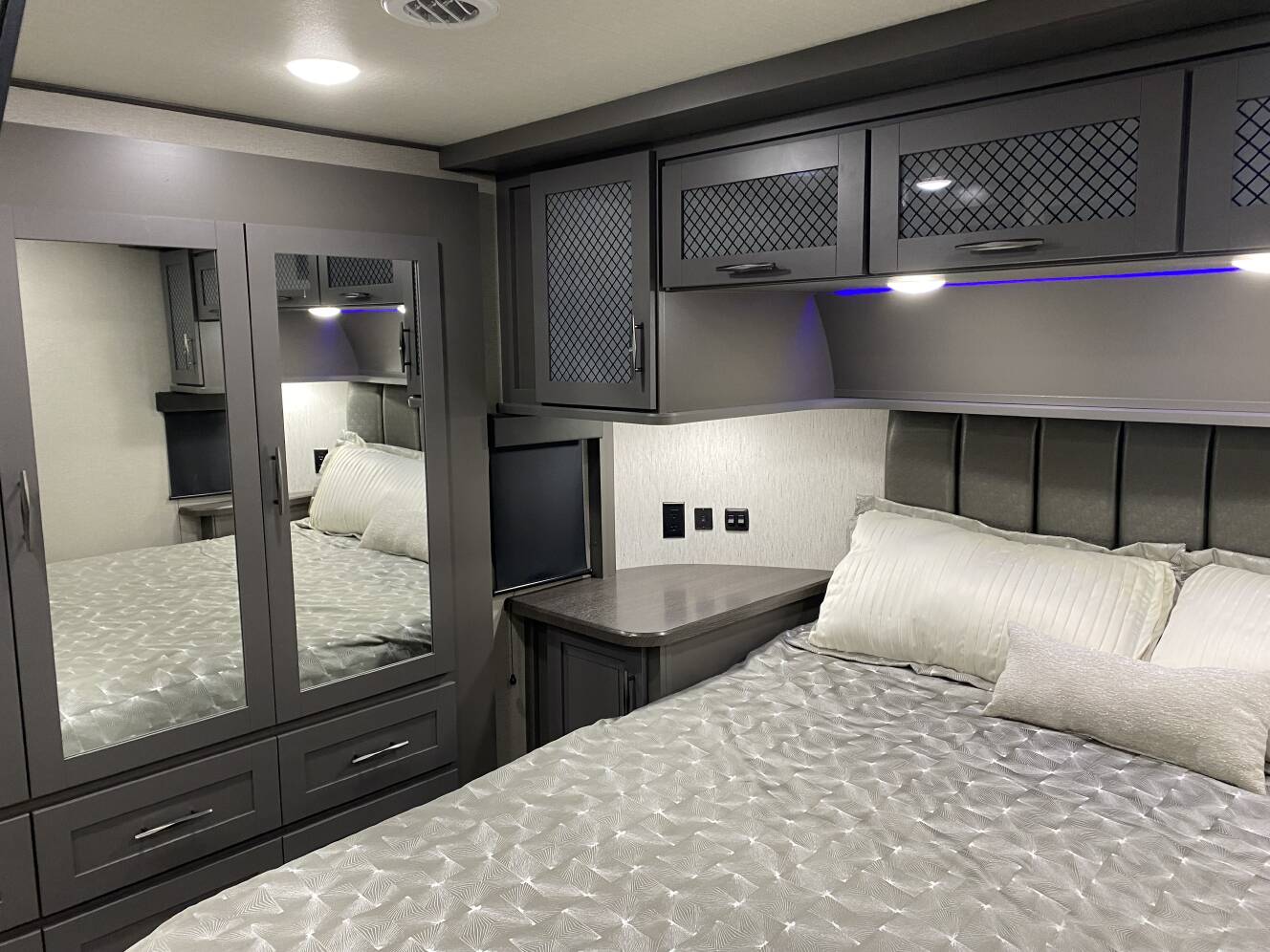 A photo of this 2022 Grand Design MOMENTUM M-CLASS 395MSR