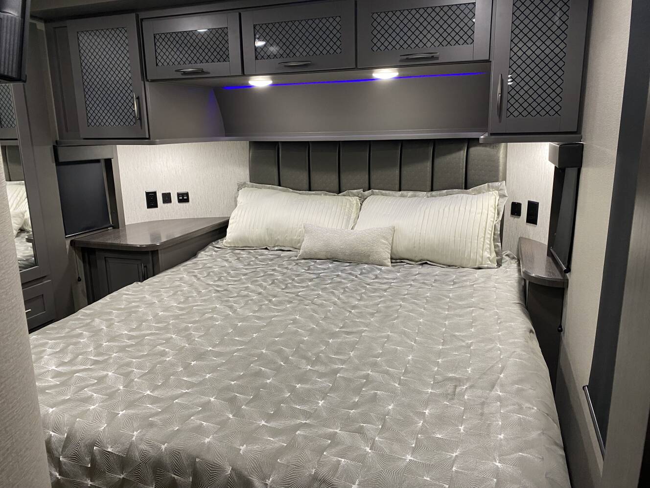 A photo of this 2022 Grand Design MOMENTUM M-CLASS 395MSR