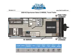2026 KZ RV Sportsmen Select 210RDSL