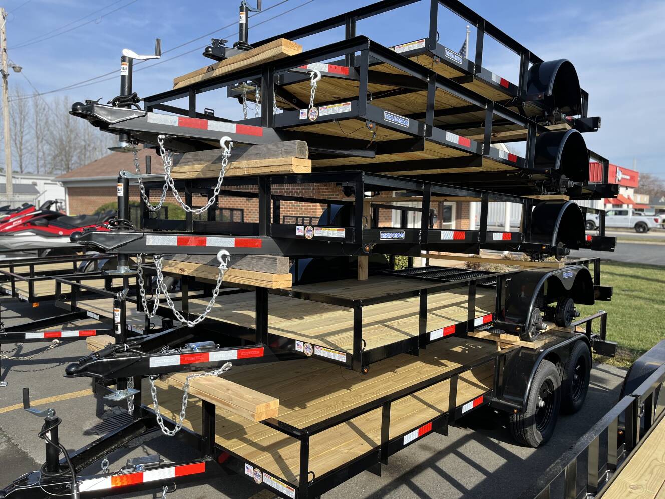 A photo of this 2026 Triple Crown  6X10 SINGLE AXLE